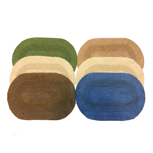 Tapis de bain de luxe en micro-polyester le plus vendu, doux, absorbant, antidérapant, design touffeté, fait main, moderne, durable, réversible, pour hôtel - Product Image 1