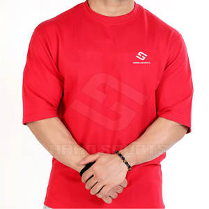 T-shirts formels surdimensionnés pour hommes, best-sellers 2023, de haute qualité, pas chers, livraison directe, logo personnalisé, blanc, respirant, écologique - Product Image 1