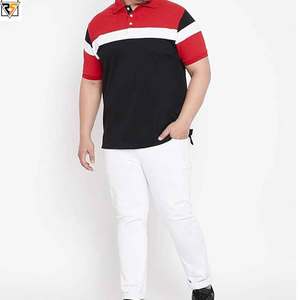 Polos de lujo para hombre, ropa de alta calidad, camisetas con logotipo bordado personalizado, camisetas de manga corta de algodón 300GSM - Product Image 2