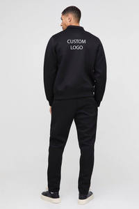 Conjunto Deportivo Azul Claro Extra Grande con Logotipo Personalizado, Sudadera de Algodón con Hombros Caídos y Pantalones Deportivos, Conjunto Deportivo Grueso - Product Image 6