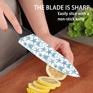 Juego de Cuchillos de Cocina Profesional de Cerámica Superafilada, 5 Piezas, Diseño Ambidiestro, Apto para Lavavajillas, Rápido, Precio de Fábrica - Product Image 5