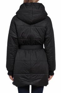 2025 New Arrival Women Puffer Long Jacket for Street Wear Top Trend Products Long Sleeves Hooded Puffer Jacket for Women - Product Image 6