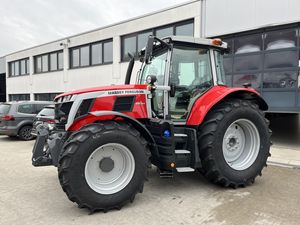 Precio con descuento de la empresa: Tractor agrícola Massey Ferguson 6S.395 de 180HP, 4WD, rojo, con ruedas, alta productividad y transmisión por engranajes. - Product Image 1