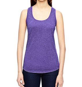 Camisetas sin mangas de algodón impresas con logotipo designable personalizado unisex, ropa deportiva roja, ropa informal de talla grande al por mayor - Product Image 4