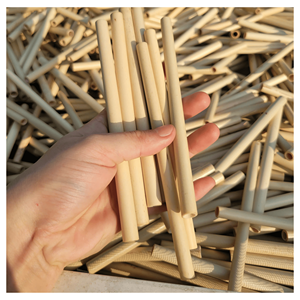 Pailles en herbe naturelle pour jus, smoothies et accessoires de bar, fabriquées au Vietnam pour l'exportation - Product Image 4