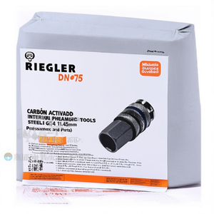 Accouplement à dégagement rapide RIEGLER DN 7.8, filetage interne en acier G 1/4 11,45 mm, accessoires et pièces pour outils pneumatiques - Product Image 3