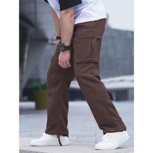 Direct from Factory <b>Men's</b> Stylish Comfortable 100% Cotton Multi-Pocket Cargo Pants <b>for</b> Spring and Autumn <b>Overalls</b> - Product Image 5