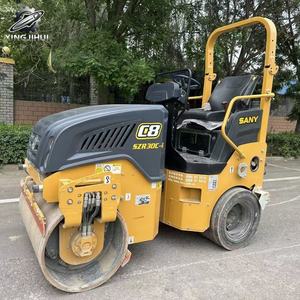 Rodillo Compactador Usado Sany SZR30C, 2.9 Toneladas de Peso Operativo, Compactador Vibratorio de Doble Tambor, Compactador Pequeño de Construcción Chino Original - Product Image 3