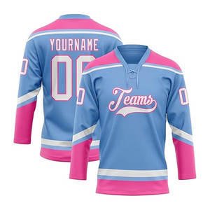 Fabricant de maillots de hockey sur glace personnalisés de qualité supérieure, OEM ODM, compétition, légers, durables, vêtements d'équipe, séchage rapide, écologiques - Product Image 5
