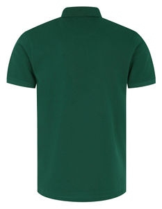 เสื้อกีฬาแขนสั้นสำหรับผู้ชาย, เสื้อถักผ้าฝ้ายออร์แกนิกระบายอากาศได้น้ำหนักเบาสีพื้นเสื้อตีกอล์ฟแนวสตรีท - Product Image 5