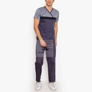 Vente en gros Uniforme de médecin Ensemble de gommages infirmiers médicaux pour hommes - Product Image 3