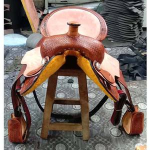 Nueva Silla de Montar de Cuero Occidental de Primera Calidad con Asiento de Cuero Rugoso - Product Image 3