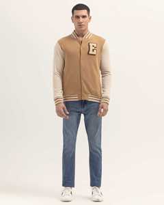Chaqueta Varsity de lana de alta demanda para hombres Tipo de cierre Bolsillos con botones Letterman College Baseball Bomber Varsity Jacket para hombres - Product Image 3