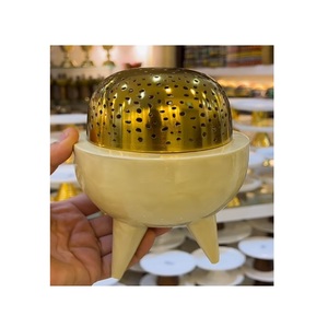 Admirable Design <b>Bakhoor</b> Burner In Wooden And Aluminium Mubkhar <b>Bakhoor</b> <b>Oud</b> Burner For Wedding Fragrance Use - Product Image 5