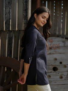 Mujeres de moda Casual Kurti Algodón Étnico Verano Top Moda Exportación al por mayor Fabricante Precio más bajo - Product Image 3