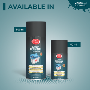 Autocosmic Battery Terminal Protector Spray 150ML Revêtement de protection anti-corrosion pour bornes de batterie - Product Image 5