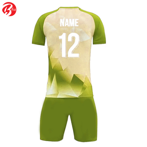 Meilleur Design Maillot de Football à Manches Courtes pour Enfants 100% Polyester Impression Complète par Sublimation Nouvel Ensemble de Vêtements de Football de France - Product Image 5