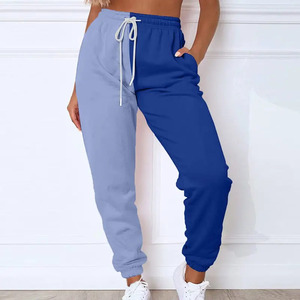 Pantalones Deportivos Ligeros de Dos Tonos para Hombre, Estilo Urbano, Cintura Media, Bordado con Logotipo, Transpirables, de Secado Rápido, Corte Regular, Casuales - Product Image 2