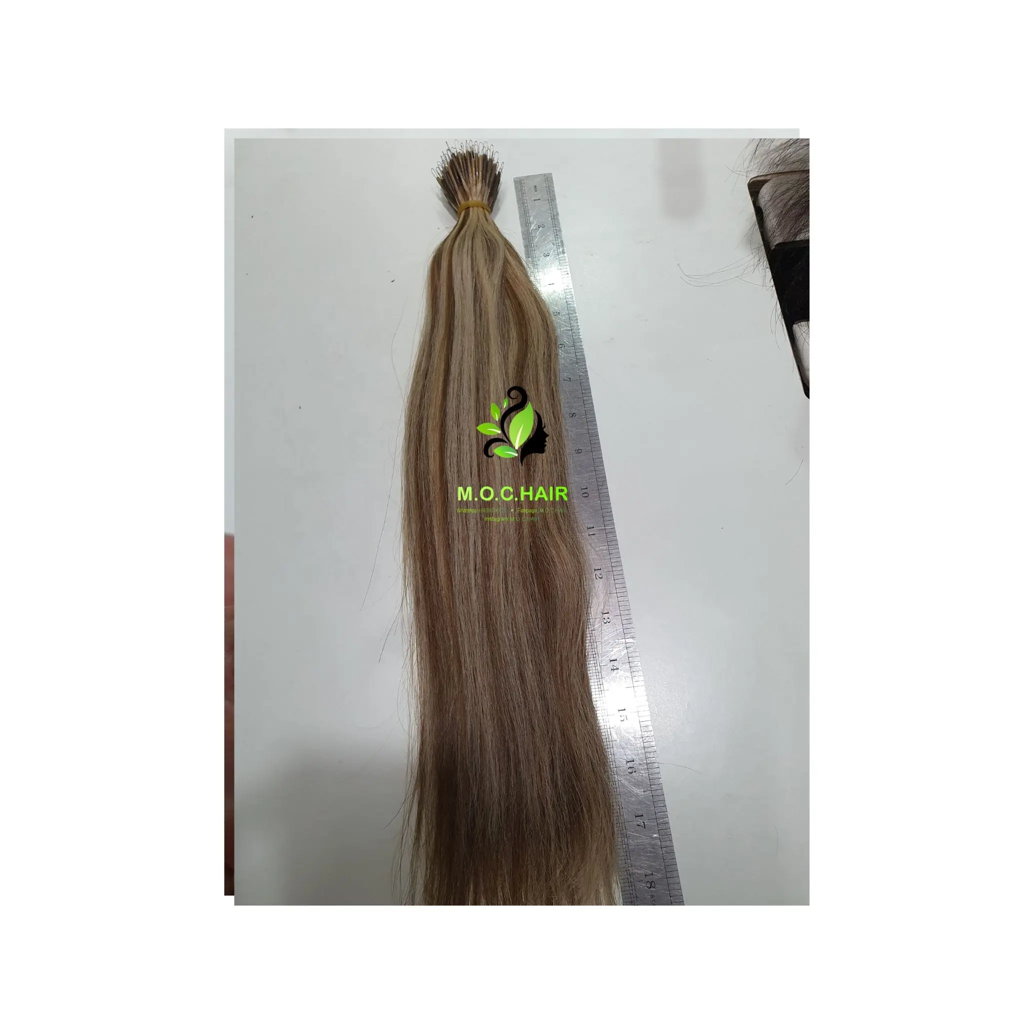 Hot Trending Wholesale Remy Super Double Drawn Nano ring Hair Extensions Natural Straight 100% Human Hair Extention