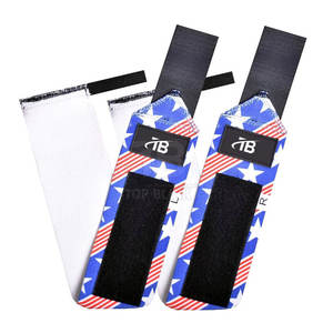 Cheap Price Gym Fitness Boxing Hand Wraps Customized Logo Printing High Quality <b>Neoprene</b> Breathable Eco-Friendly Unisex - Product Image 2