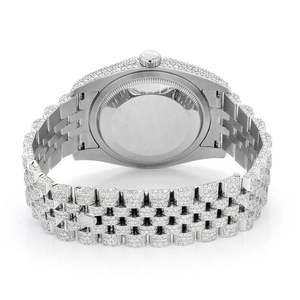 Moissanite Diamond Dial Iced <b>Quartz</b> <b>Watch</b> VVS Luxury Antique Hip Hop <b>Men</b> Custom Logo Wholesale Pass Tester Factory Direct Low - Product Image 6