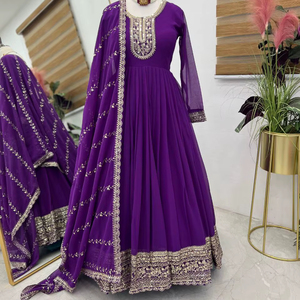 Nuevo vestido de novia-Pent Dupatta Set Totalmente cosido - Product Image 1