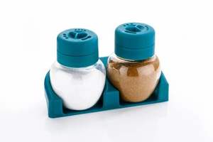 Juego de Salero y Pimentero Doble de 200g, Dispensador de Plástico Apto para Alimentos para Cocina, Hogar y Servicio de Mesa en Hoteles - Product Image 2