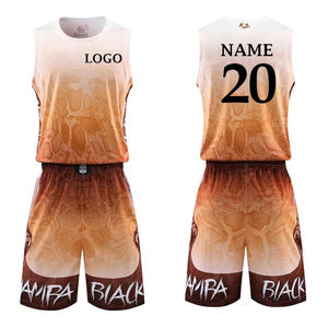 Uniformes de basket-ball personnalisés de haute qualité en gros 100% polyester bonne qualité nouvelle conception OEM uniformes de basket-ball à séchage rapide - Product Image 1