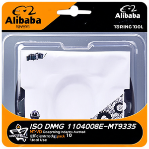 Inserto de Torneado Indexable con Recubrimiento MT-CVD ISO DNMG 110408E-MT9335 D.3.81mm, Paquete de 10 Unidades para un Uso Eficiente de la Herramienta - Product Image 2