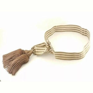 Faja de seda de terciopelo rojo OEM con borlas, accesorios Uniformes para oficiales civiles, bandas de cintura de lana o acrílicas de alta calidad - Product Image 1