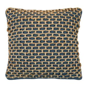 Original Design Cotton Boho Pillow Case <b>with</b> Tassels and Ginkgo Leaf Embroidery Dot Geometry <b>Cushion</b> <b>Cover</b> for Home Use - Product Image 1