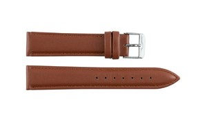 Unisex 669 Brown Genuine Luxury Leather Professional Waterproof Smartwatch Strap Breathable Stainless Steel Buckle Soft Durable - Product Image 3