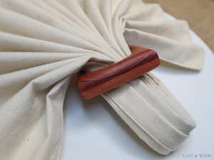 Ronds de serviette, ronds de serviette en rotin, ronds de serviette en osier, décor de table - Product Image 3