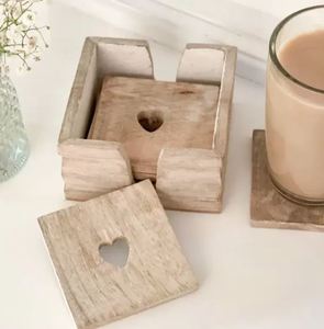 Sous-verres gratuits décoratifs en bois frais d'arrivée pour la maison hôtel et restaurant pour tapis et tampons décoration de la maison - Product Image 6