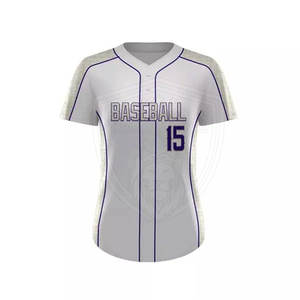 เสื้อซอฟต์บอลระบายอากาศได้ดีเสื้อซอฟต์บอลออกแบบโลโก้ได้ตามต้องการ - Product Image 5