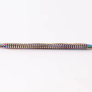 Empujador de Cutículas Profesional Reutilizable de Doble Extremo de Acero Inoxidable, Pala Exfoliante para Eliminar Piel Muerta, Limpieza de Uñas para Manicura - Product Image 2
