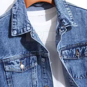 Nouveau à la mode hommes jean veste 100% coton tenue décontracté Style Unique hommes jean veste pour la vente en ligne - Product Image 4