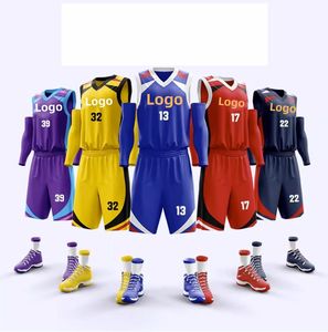 Uniforme de basket-ball personnalisé ensemble régulier maillot de haute qualité entraînement sport gilet à séchage rapide uniforme de jeu scolaire pour hommes - Product Image 1