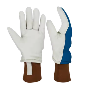 Gants de sécurité industrielle en cuir de vachette épais de meilleure performance manchette tricotée réfléchissante Protection des bras et des mains résistante au froid - Product Image 4