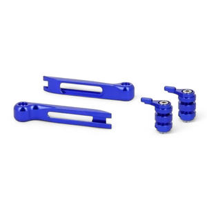 Sifam 3662775145255 Motorcycle Brake Levers-<b>Set</b> of Blue Inserts and Knobs - Product Image 1