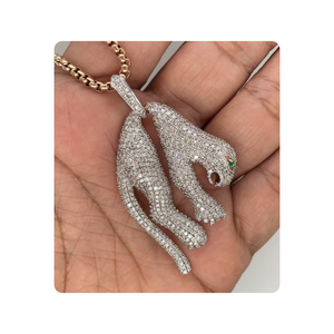 Pendentif de créateur en or rose avec diamants naturels fabriqué avec un pendentif en diamant naturel Vs Si avec un design personnalisé bijoux de mode - Product Image 3