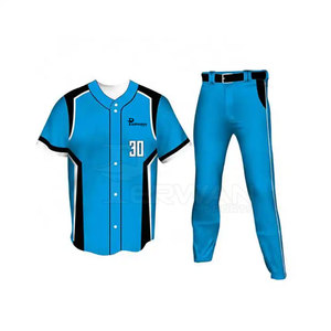 Vêtements de sport Uniforme de baseball de haute qualité Fabricant élevé Uniforme de baseball en polyester Sports de plein air Uniforme de baseball - Product Image 1