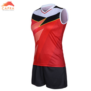 Diseño personalizado de impresión de logotipo de alta calidad Ropa deportiva 100% Poliéster Uniforme de voleibol para mujer - Product Image 2