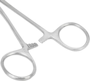 Porte-aiguille à suture en acier inoxydable de 14 cm pour étudiants en médecine, meilleur vendeur en pratique, fournisseur à bas prix de PK - Product Image 3