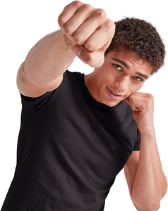 Camiseta de Hombre de Alta Calidad OEM/ODM con Logotipo Personalizado, Estampado Frontal, Cuello Redondo, Tejido Satinado, Corte Regular, Antiarrugas y de Secado Rápido - Product Image 6