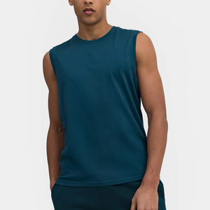 Débardeur pour hommes sans manches et cou sur mesure débardeur pour hommes en gros - Product Image 6