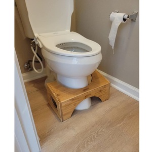 Tabouret rustique en bois pour une utilisation moderne dans la salle de bain et des bienfaits pour la santé, spécial Noël - Product Image 1
