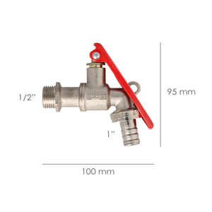 Rubinetto a Sfera 1/2 " con Sistema di Blocco a Chiave - Product Image 3