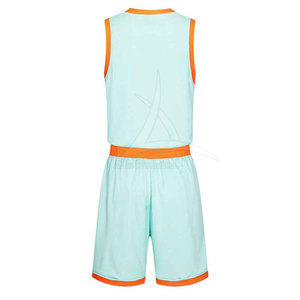 Fabricante Profesional de Ropa Deportiva, Conjuntos de Uniformes de Baloncesto Transpirables y Ligeros, Talla Personalizada, 100% Poliéster, Colores Personalizados - Product Image 2