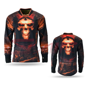 Men Paintball Jersey Top Grade Customized Fully Sublimation Padded Factory Made High Quality Mesh SAIR GARMENTS INDUSTRY Model - Product Image 4